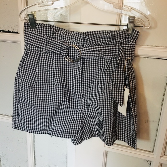 ✨2 for 15$✨NWT High waisted checker shorts - Picture 4 of 12